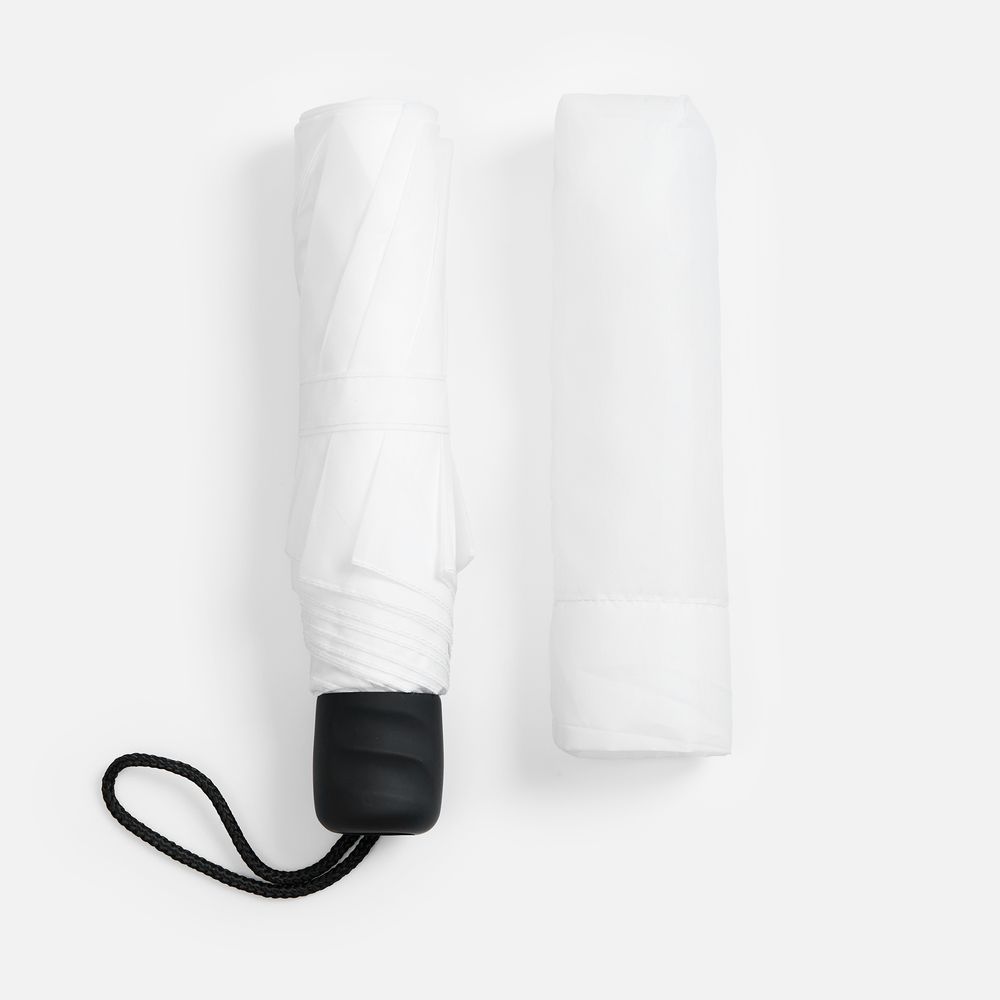 Зонт складной Basic, ver.2, белый Зонт складной Basic, ver.2, белый