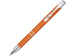 Шариковая ручка Moneta из переработанного алюминия (черные чернила) - Оранжевый