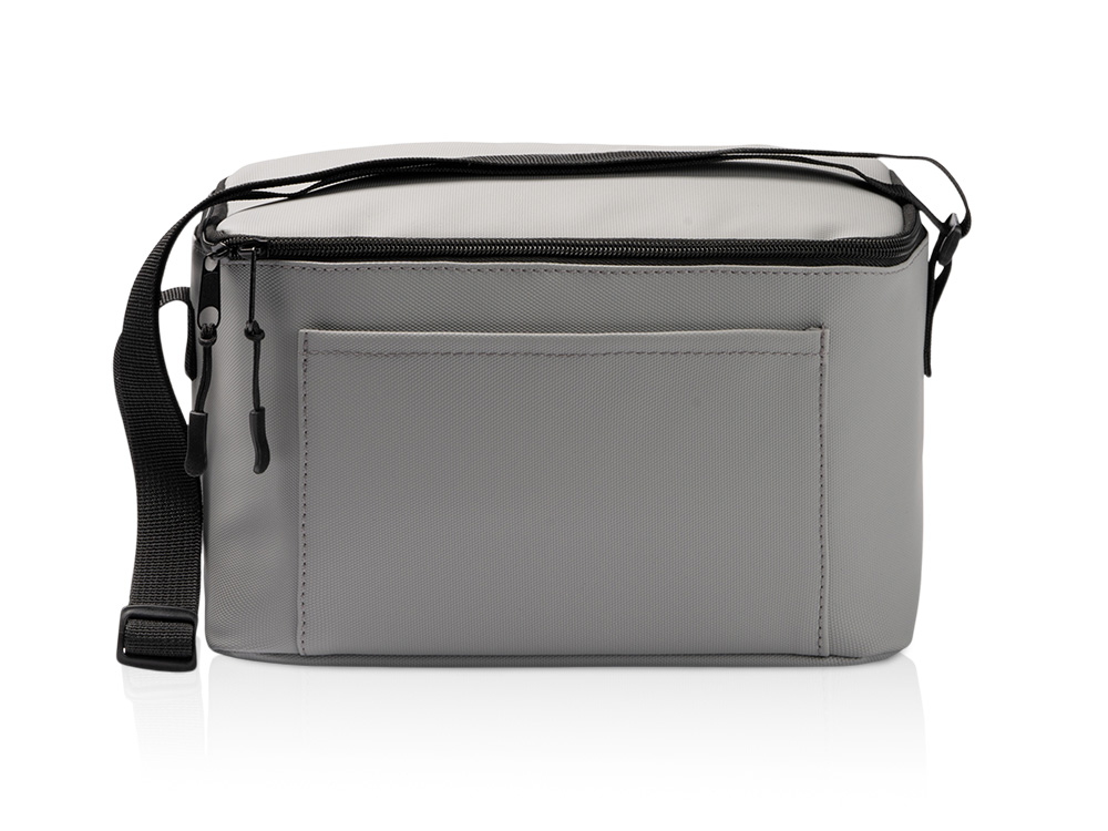 Сумка-холодильник из искусственной кожи с регулируемыми ручками Дэнвер (DENVER), серый Сумка-холодильник из искусственной кожи с регулируемыми ручками Дэнвер (DENVER), серый