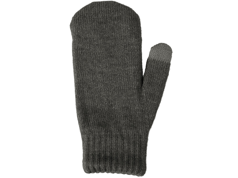 Варежки Dunant, темно-серый меланж