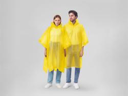 Пончо Hawaii c чехлом унисекс, желтый
