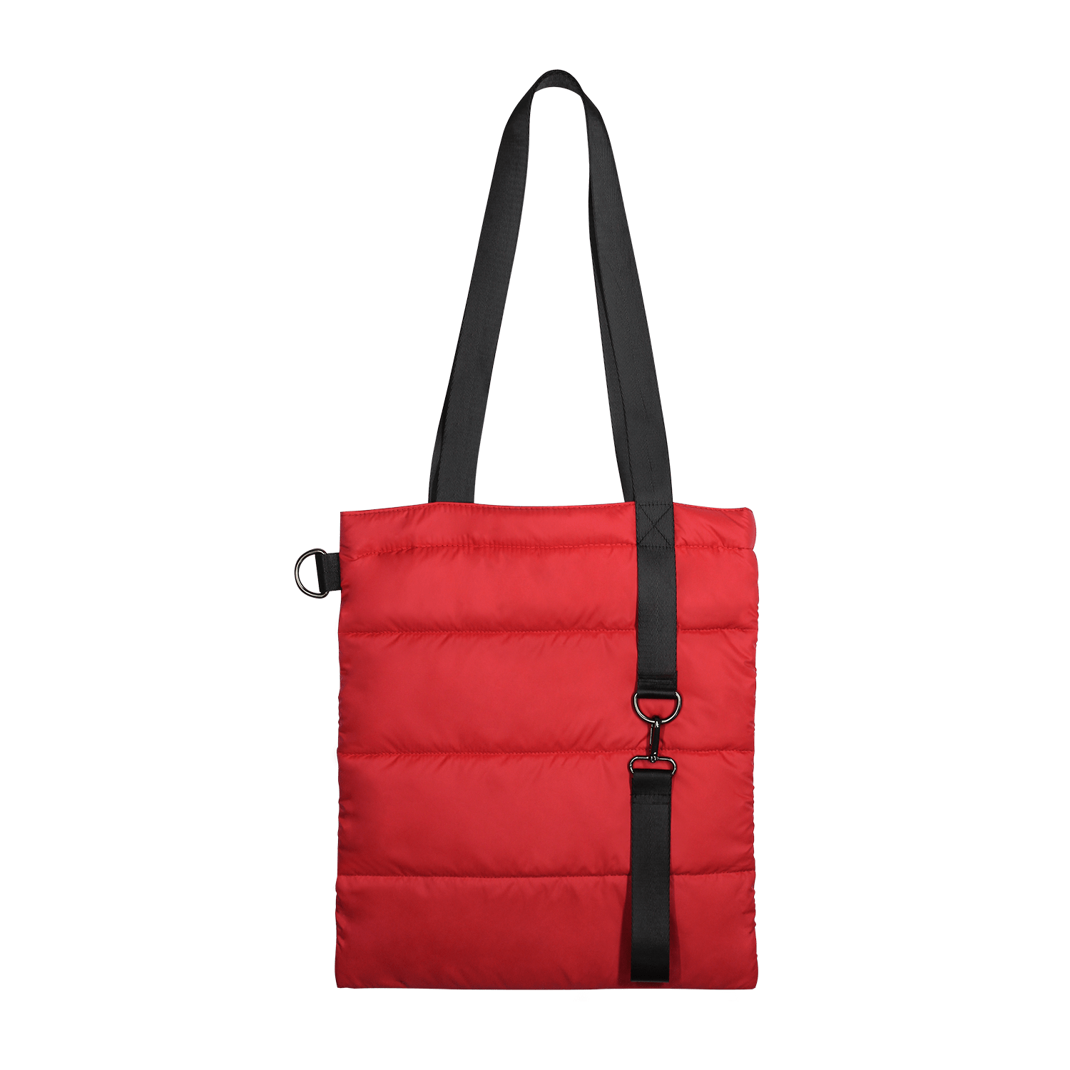 Шоппер Superbag Bubble, с кнопкой (красный с черным)