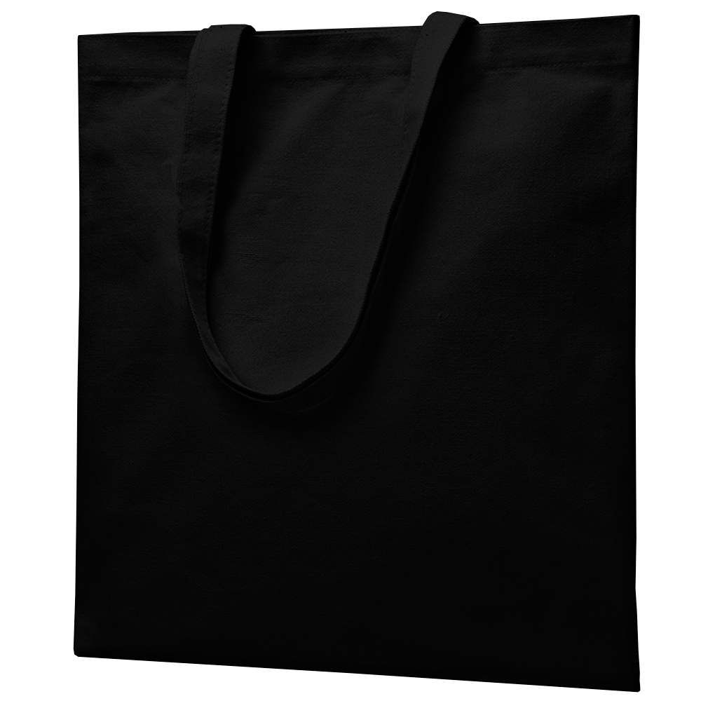 Сумка для покупок IVORY 325 г/м², чёрная Сумка для покупок IVORY 325 г/м², чёрная