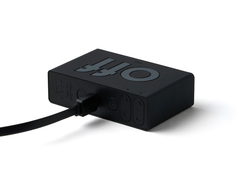 Часы настольные Flip Mini, черный