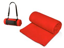 Плед Нежность с плечевым ремнем, красный Плед Нежность с плечевым ремнем, красный