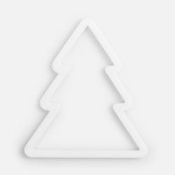 Подвеска «Елочка», 3D-печать, белая Подвеска «Елочка», 3D-печать, белая