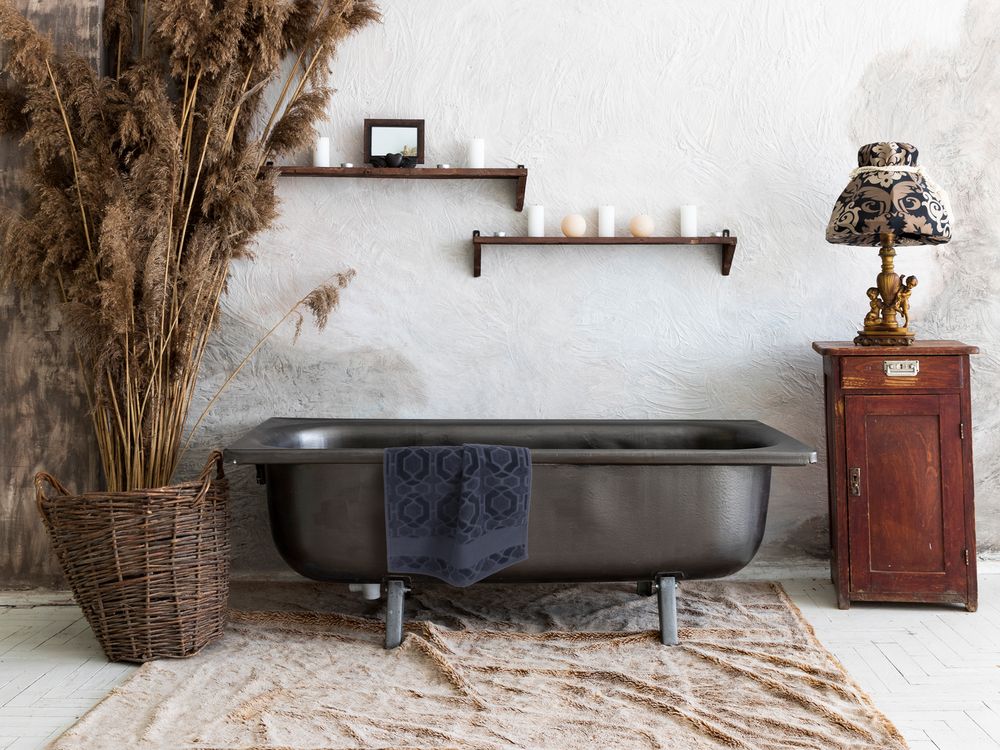 Полотенце Velin, большое, темно-серое Полотенце Velin, большое, темно-серое