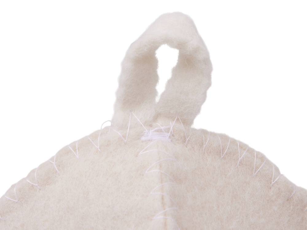 Шапка для бани и сауны Healing, белая