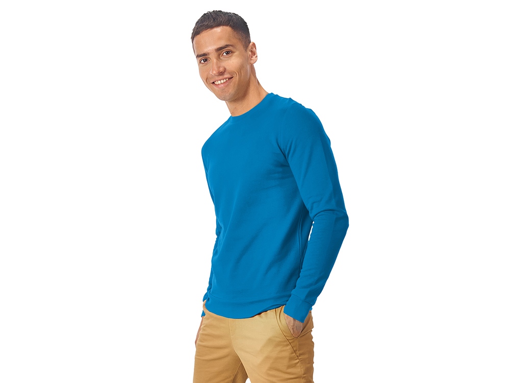 Свитшот Motion унисекс с начесом, голубой Свитшот Motion унисекс с начесом, голубой