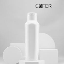 Термобутылка для напитков E-shape (белый) Термобутылка для напитков E-shape (белый)