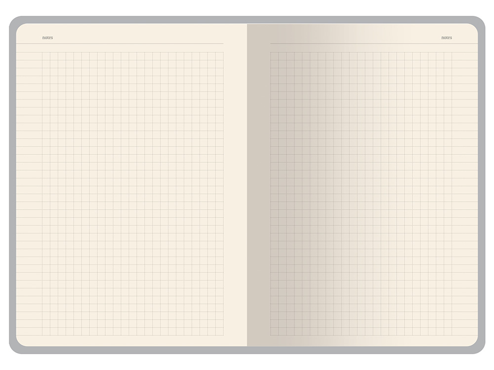 Бизнес-тетрадь А5 Pragmatic Contrast, 40 листов в клетку, красный с темно-серым срезом