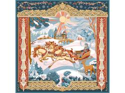 Платок Русская зима