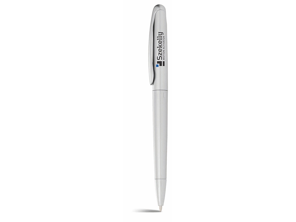 Ручка шариковая Sunrise, серебристый, синие чернила
