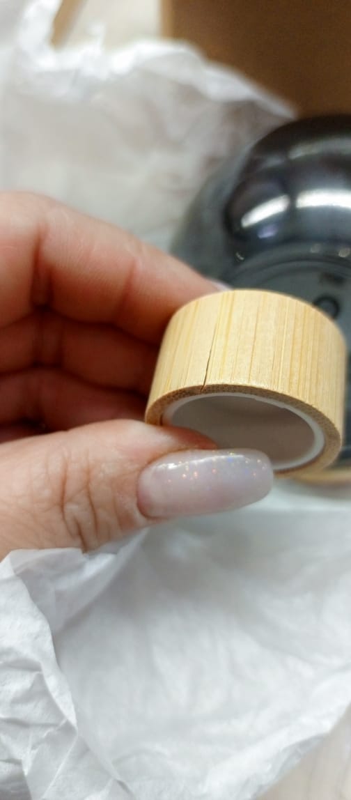 Водяные часы из бамбука Splash Hour, натуральный