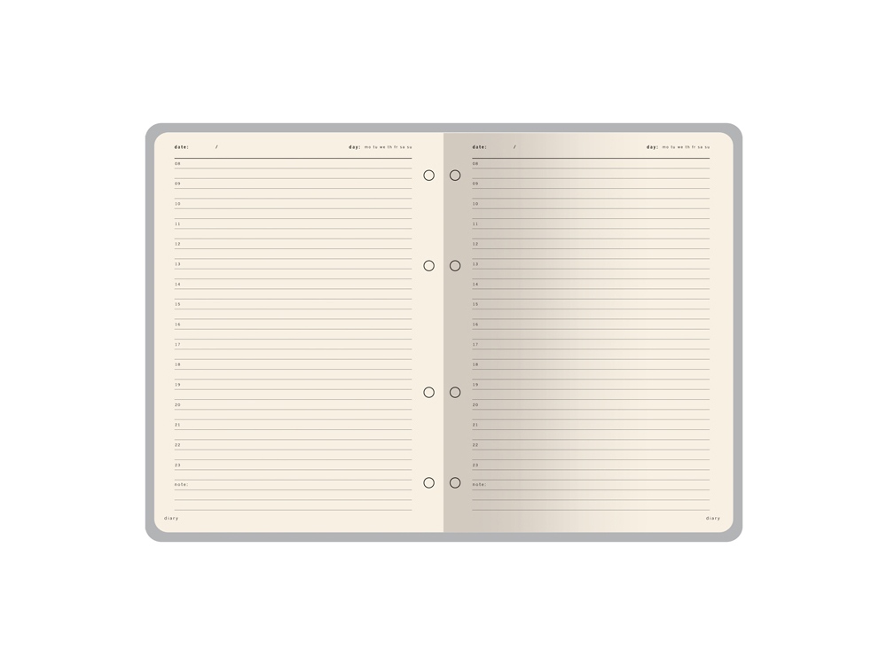 Ежедневник недатированный B5 Toscana, зеленый