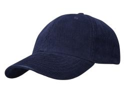 Hutton 6-панельная бейсболка из переработанного хлопка - Темно - синий Hutton 6-панельная бейсболка из переработанного хлопка - Темно - синий