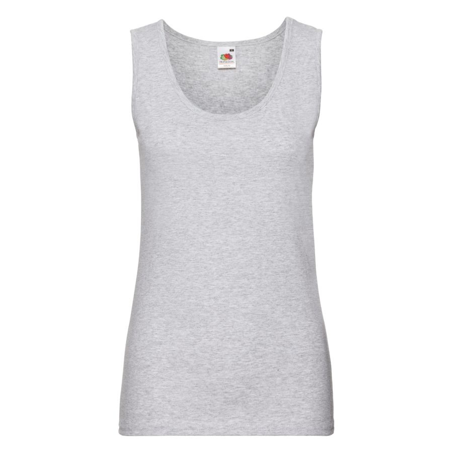 Майка женская "Lady-Fit Valueweight Vest", серо-лиловый_M, 97% хлопок,3%полиэстер, 165 г/м2