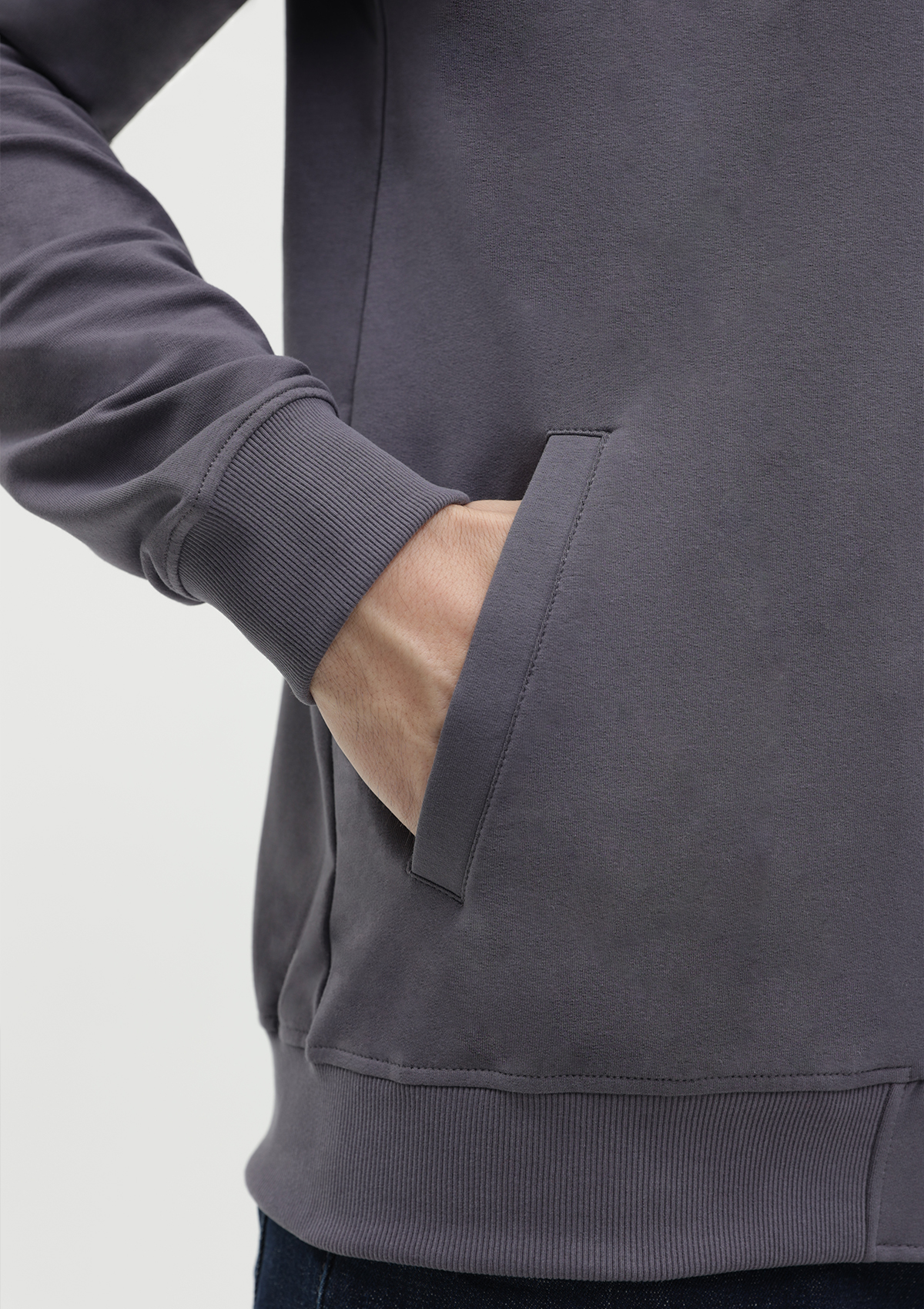 Толстовка унисекс STAN на молнии футер без начёса 245, 65N