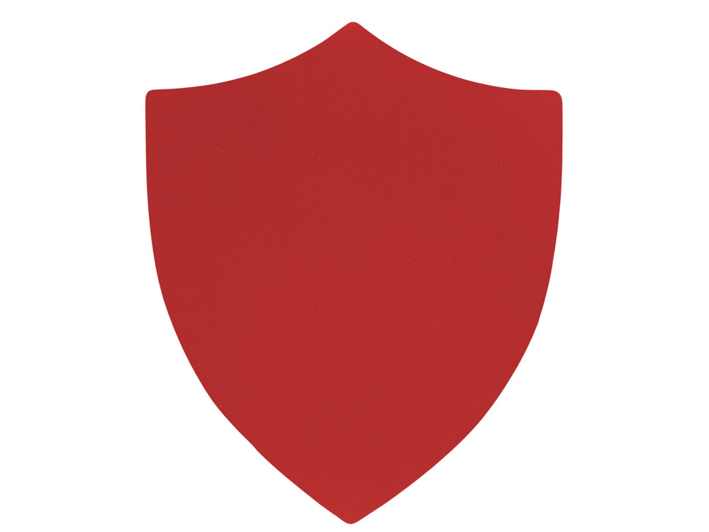 ПАТЧ ЩИТ soft-touch (красный) 6,6 х 5,5 см