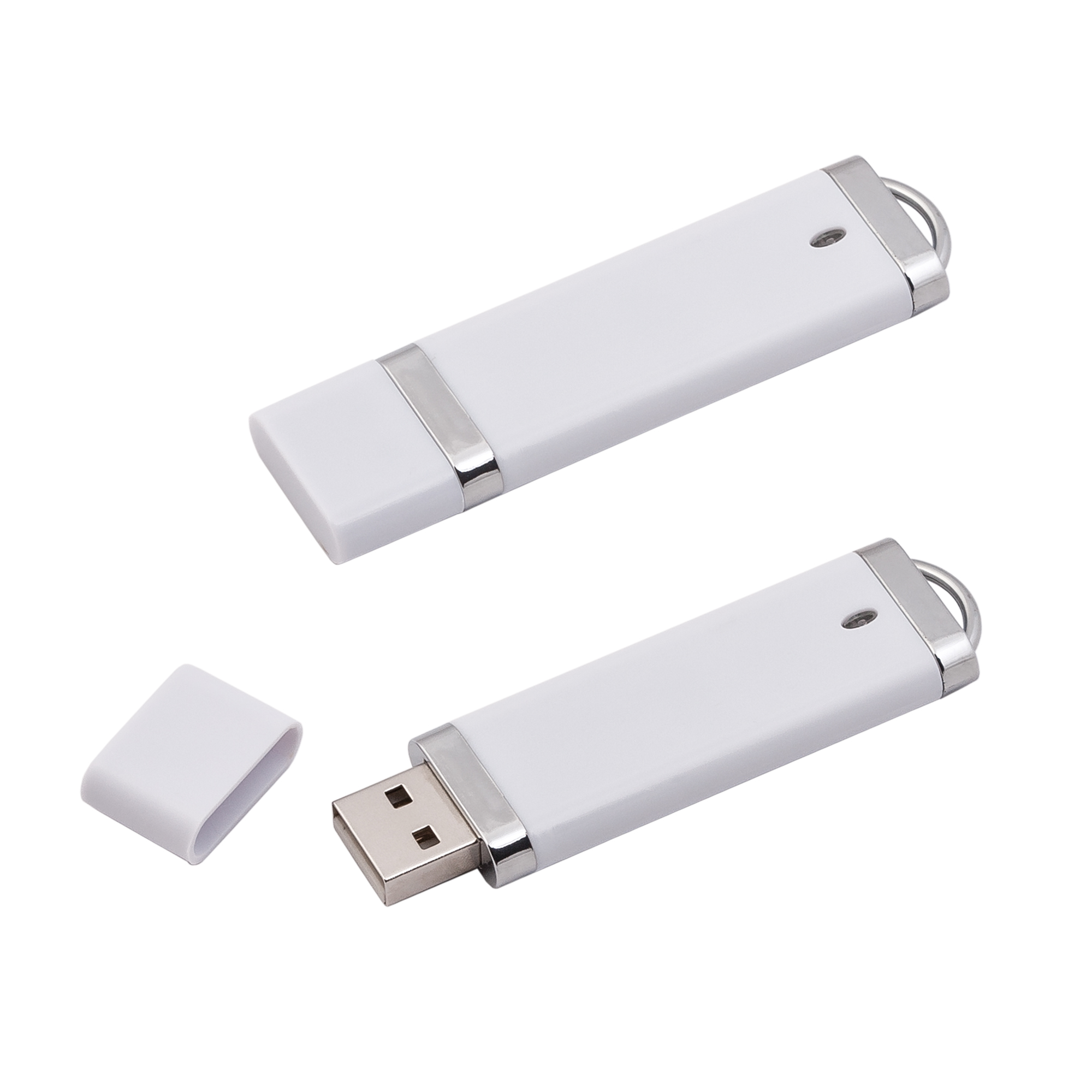 Флеш-карта USB 8GB "Абсолют", белая#
