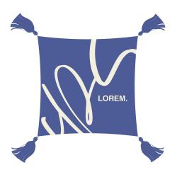 Подушка на заказ Capo, акрил Подушка на заказ Capo, акрил