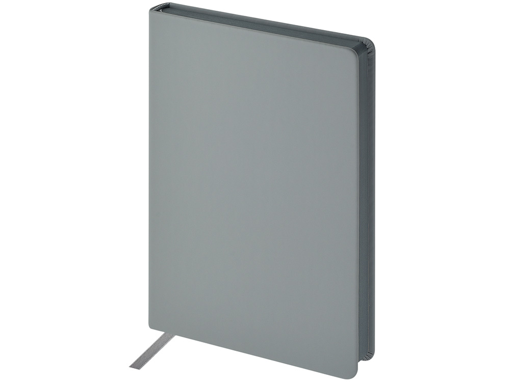 Ежедневник А5 Megapolis Color New soft-touch, светло-серый