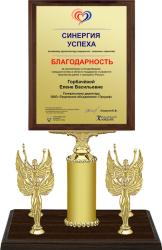 Награда с металлической пластиной