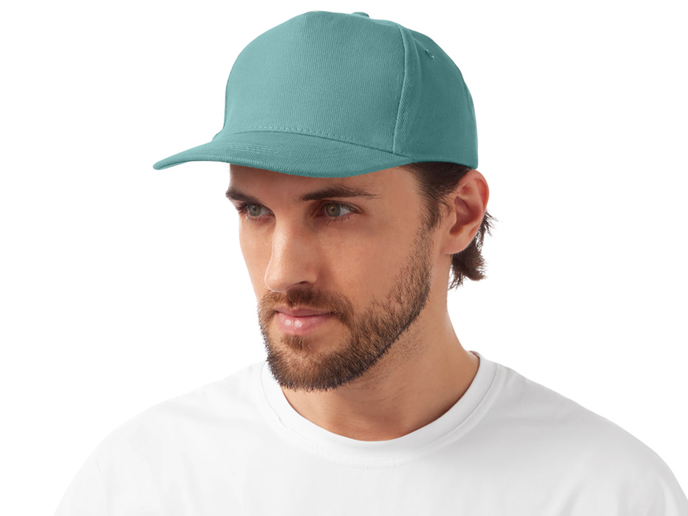 Бейсболка Florida 350 5-панельная, припылено-бирюзовый