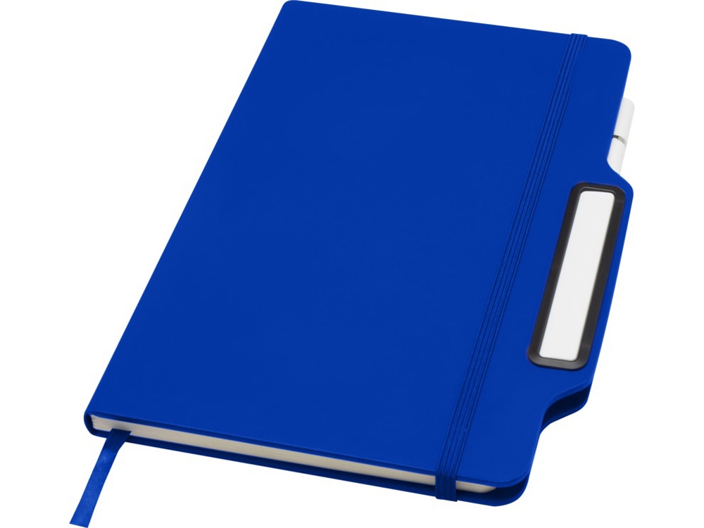 Nexus блокнот формата А5 в твердой обложке с ручкой и карандашом - Ярко-синий