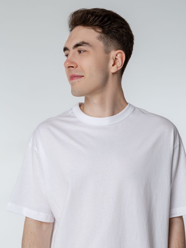 Футболка оверсайз мужская Boxy Men, бежевая (льняная)