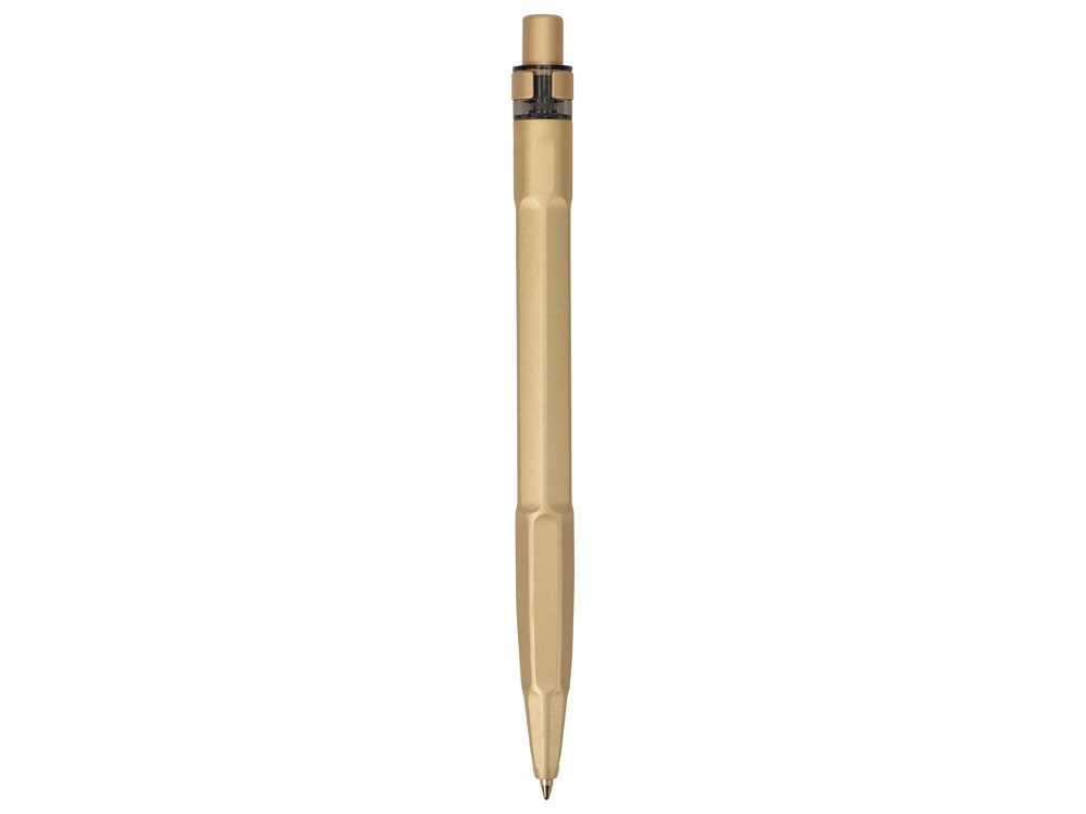 Ручка пластиковая c минералами шариковая Prodir QS30 PQSS Stone, золотой