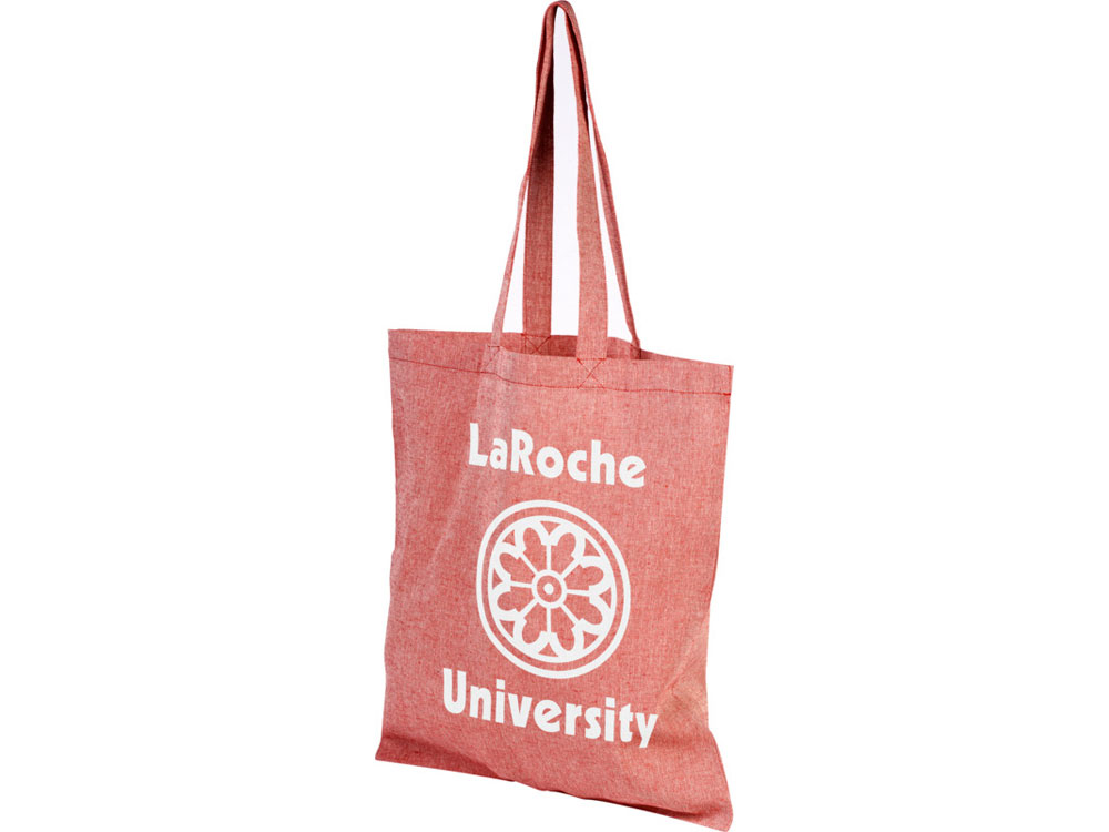 Сумка-тоут Pheebs из переработанного хлопка 150 г/м², красный