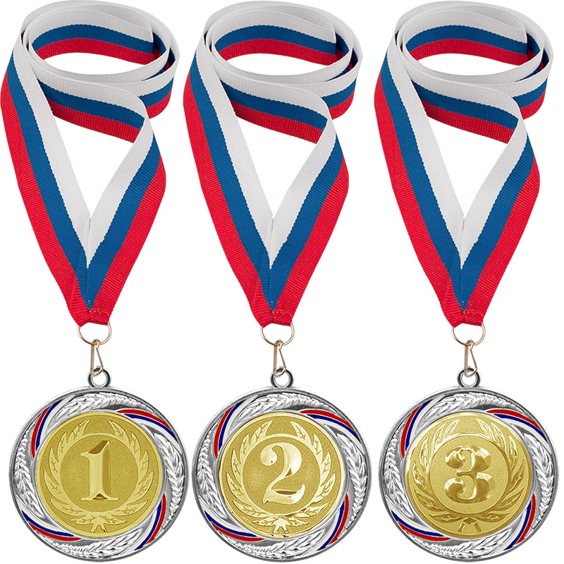 Комплект медалей 1,2,3 место