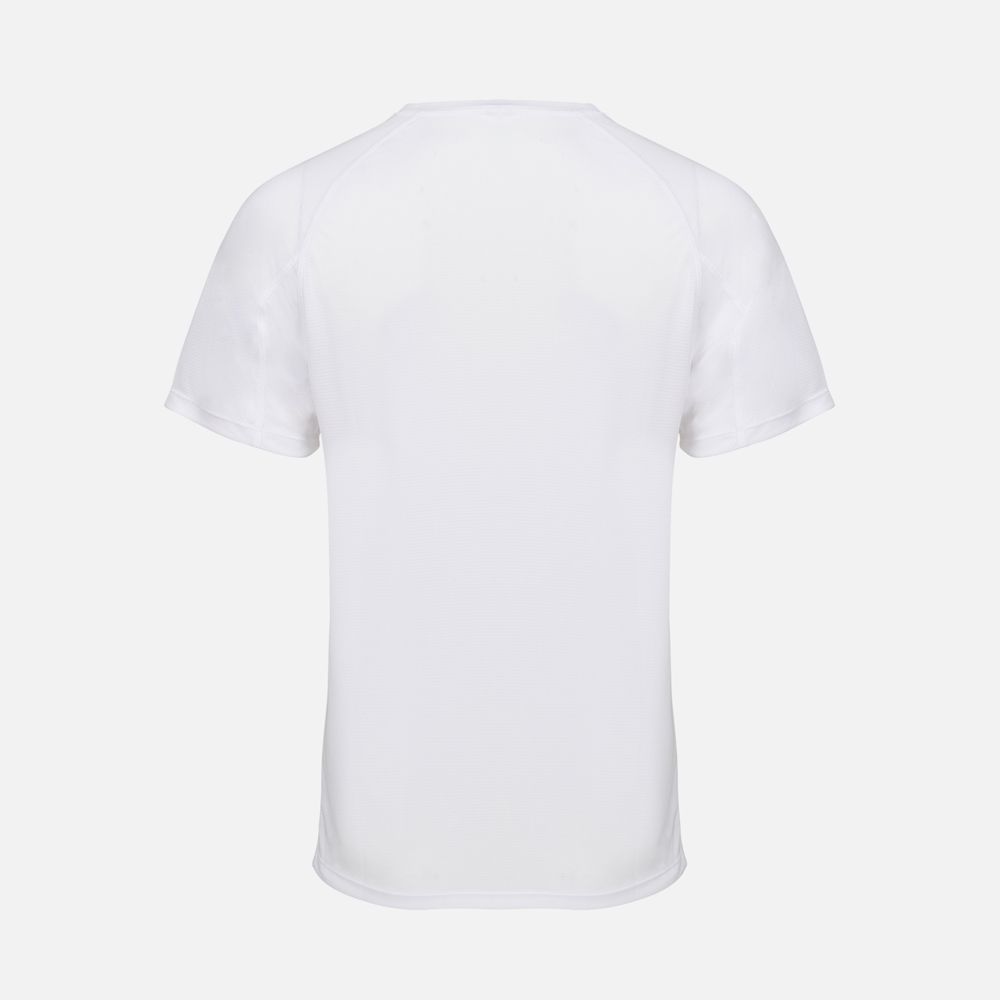 Футболка спортивная унисекс Vortex, белая