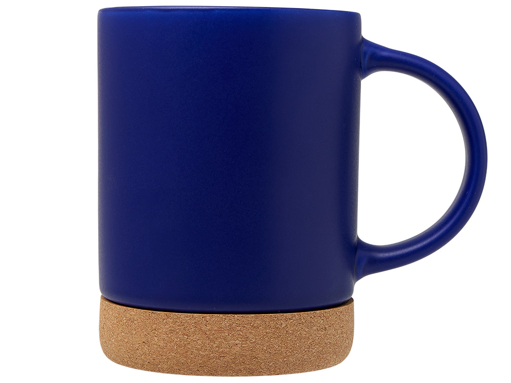 Кружка 450 мл с пробковым дном Корк & Бон, глубокий синий Кружка 450 мл с пробковым дном Корк & Бон, глубокий синий