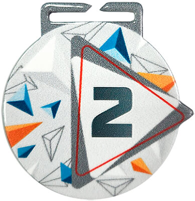 Медаль Лавна 2 место (сублимационная печать)