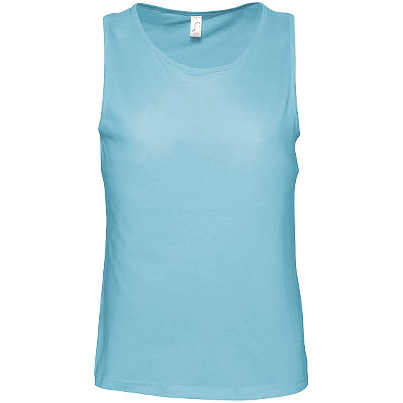 Майка мужская Justin 150, бирюзовая Майка мужская Justin 150, бирюзовая