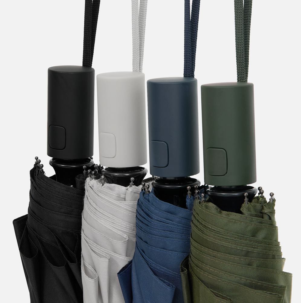 Зонт складной Cloudex, зеленый (хаки)