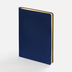 Ежедневник Nebraska Flex, недатированный, синий с золотистым