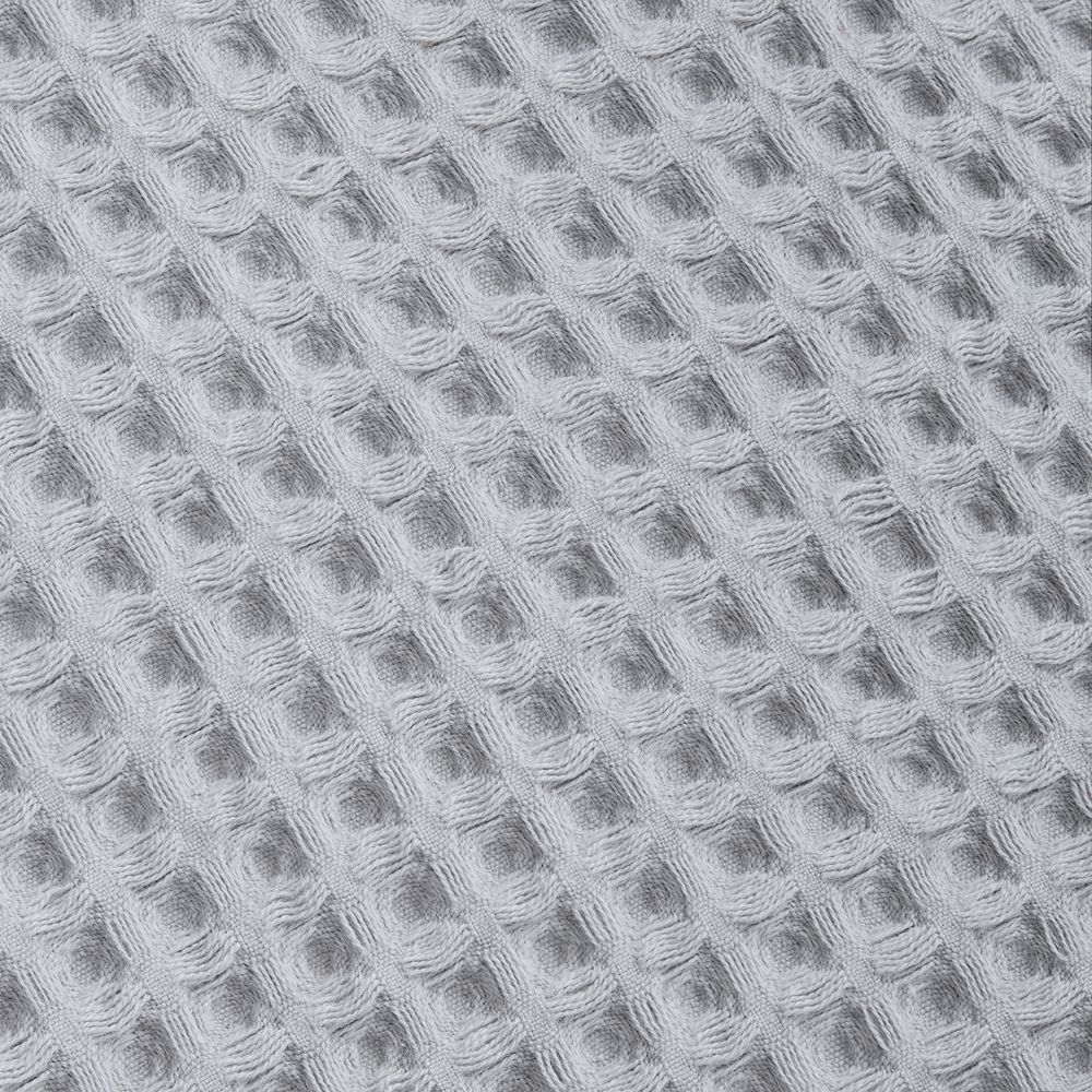 Плед вафельный Elenglect, светло-серый