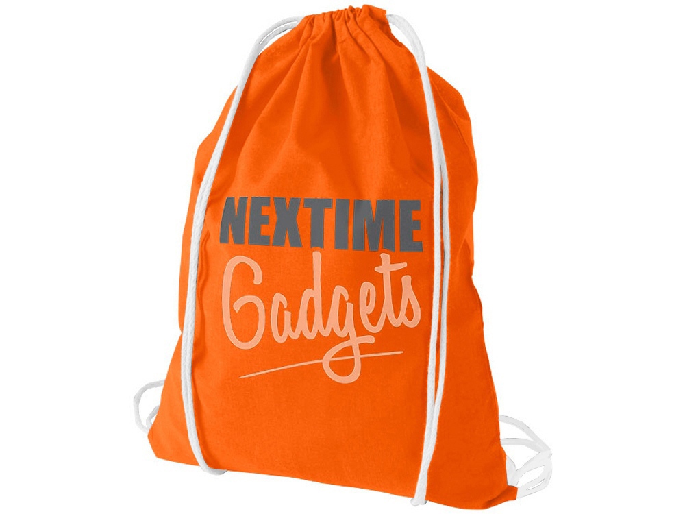 Рюкзак хлопковый Reggy, оранжевый Рюкзак хлопковый Reggy, оранжевый