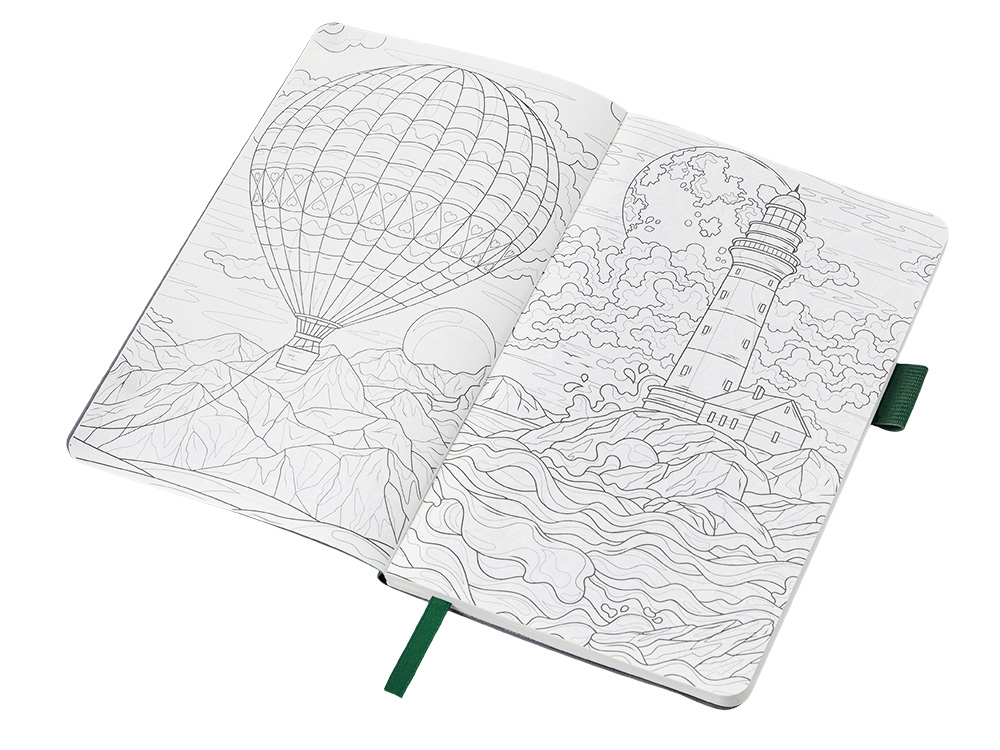 Блокнот Vision Trend А5 в гибкой обложке, зеленый