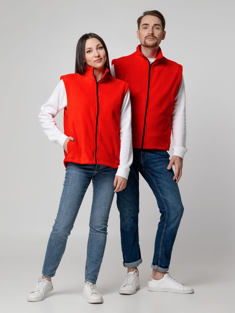 Жилет флисовый Manakin, красный Жилет флисовый Manakin, красный