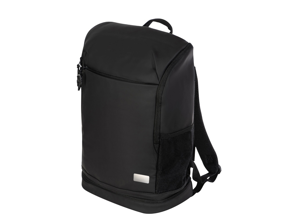 Рюкзак Gym с отделением для обуви, черный (с шильдом) (Р) Рюкзак Gym с отделением для обуви, черный (с шильдом) (Р)