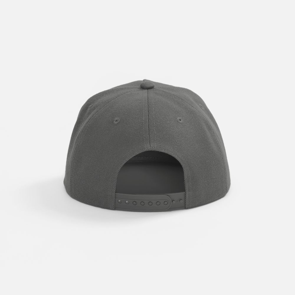 Бейсболка Epicore с прямым козырьком, серая Бейсболка Epicore с прямым козырьком, серая