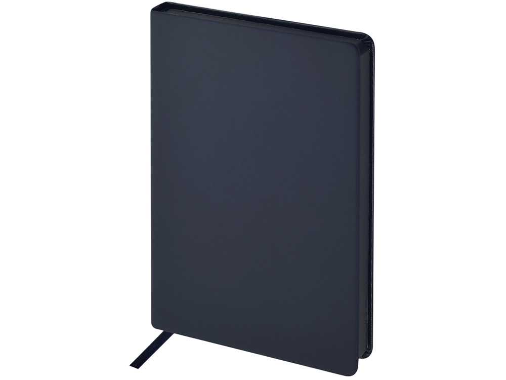 Ежедневник А5 Megapolis Color New soft-touch, темно-синий navy