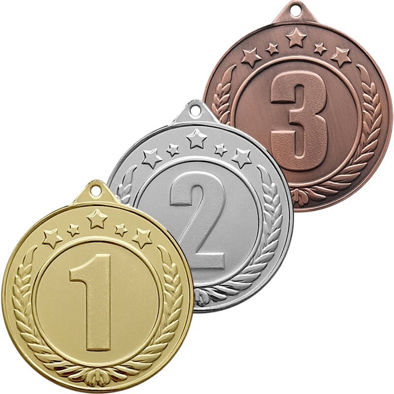 Комплект медалей Соломайка 1,2,3 место