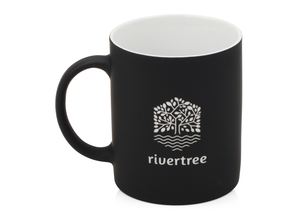 Кружка с покрытием soft-touch Barrel of a Gum, черный Р)