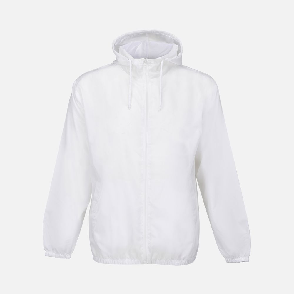 Ветровка унисекс Shield, белая Ветровка унисекс Shield, белая