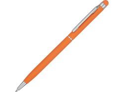 Ручка-стилус шариковая Jucy Soft с покрытием soft touch, оранжевый